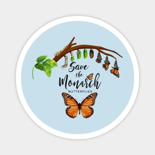 Save the Monarch Butterflies Magnet